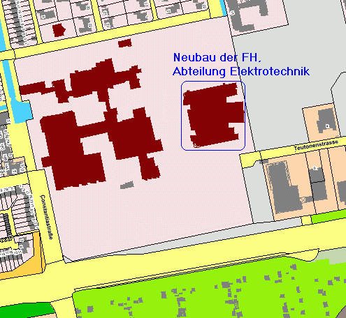 Lageplan der FH